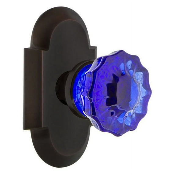 Nostalgic Warehouse Cotcrc_Psg_234_Nk Cottage Solid Brass Rose Passage Door Knob Set -