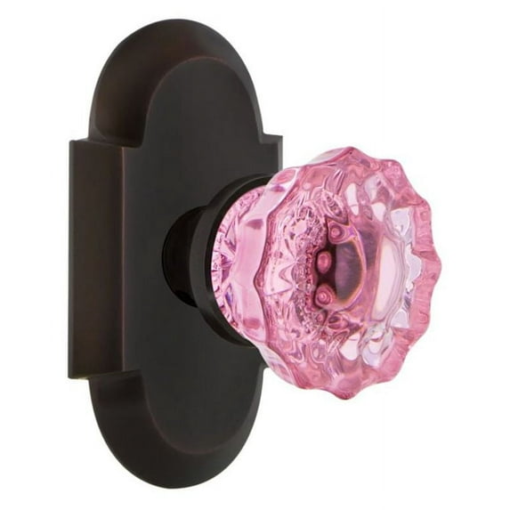Nostalgic Warehouse Cotcrp_Prv_234_Nk Cottage Solid Brass Rose Privacy Door Knob Set -