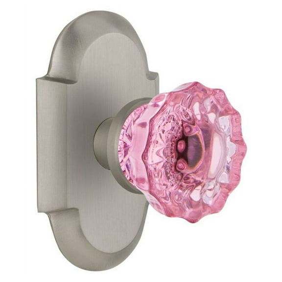 Nostalgic Warehouse Cotcrp_Psg_234_Nk Cottage Solid Brass Rose Passage Door Knob Set -