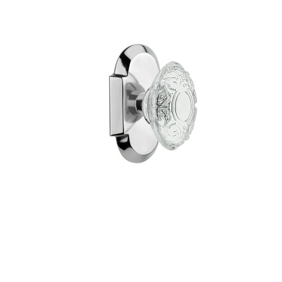 Nostalgic Warehouse Cotcvi_Psg_234_Nk Vintage Crystal Victorian Passage Door Knob Set -
