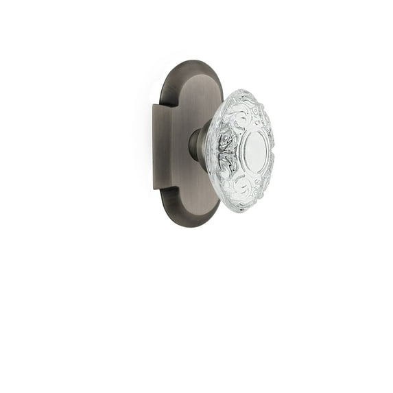 Nostalgic Warehouse Cotcvi_Psg_238_Nk Vintage Crystal Victorian Passage Door Knob Set -