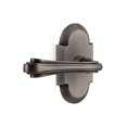 thumbnail image 1 of Nostalgic Warehouse Cotflr_Prv_234_Nk_Lh Fleur Left Handed Privacy Door Lever Set - Grey, 1 of 1