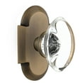 thumbnail image 1 of Nostalgic Warehouse Cotocc_Prv_234_Nk Vintage Oval Clear Crystal Privacy Door Knob Set -, 1 of 7