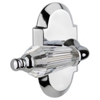 Nostalgic Warehouse Cotprl_Sd_Nk Vintage Restoration Parlor Crystal Handle Single Dummy