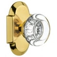 thumbnail image 1 of Nostalgic Warehouse Cotrcc_Dp_Nk Round Clear Crystal Solid Brass Dummy Door Knob Set -, 1 of 1
