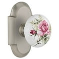 thumbnail image 1 of Nostalgic Warehouse Cotros_Psg_238_Nk Vintage Porcelain Painted Rose Passage Door Knob Set, 1 of 1