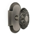 thumbnail image 1 of Nostalgic Warehouse Cotvic_Dp_Nk Victorian Solid Brass Dummy Door Knob Set - Grey, 1 of 1