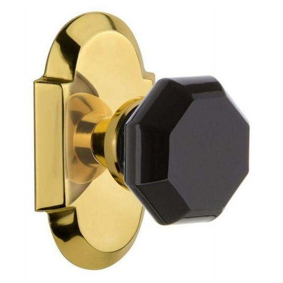 Nostalgic Warehouse Cotwab_Sd_Nk Cottage Solid Brass Rose Single Dummy Door Knob - Brass