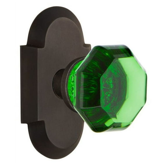 Nostalgic Warehouse Cotwae_Prv_234_Nk Cottage Solid Brass Rose Privacy Door Knob Set -