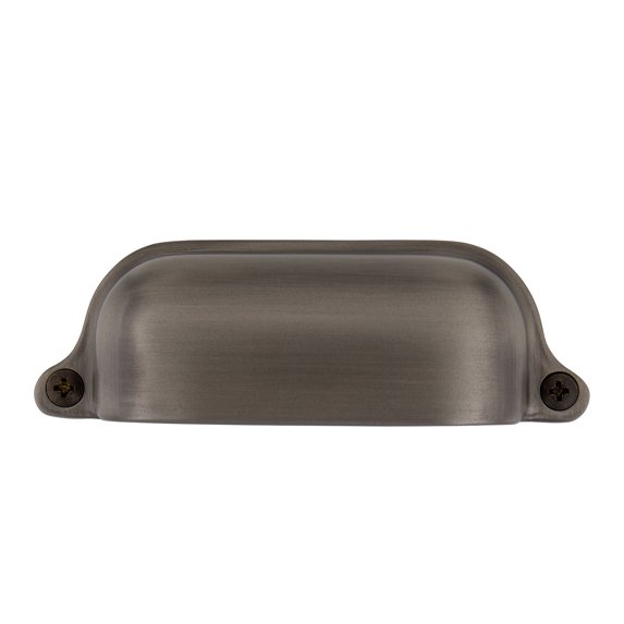 Nostalgic Warehouse Cplfrm_L Farmhouse 3-1/2" Center To Center Cup Cabinet Pull - Grey