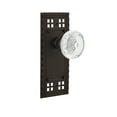 thumbnail image 1 of Nostalgic Warehouse Cracme_Prv_238_Nk Vintage Crystal Meadows Privacy Door Knob Set -, 1 of 2
