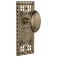 thumbnail image 1 of Nostalgic Warehouse Crahom_Psg_234_Nk Farmhouse Homestead Solid Brass Passage Door Knob, 1 of 4
