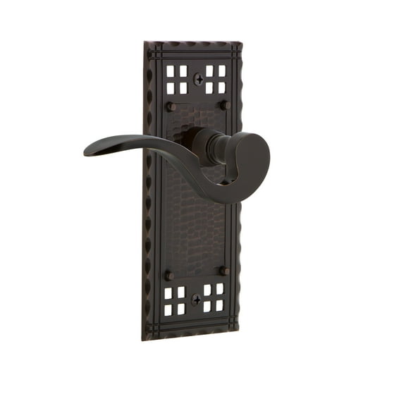 Nostalgic Warehouse Craman_Dd_Nk Manor Non-Turning Two-Sided Lever Set - Bronze