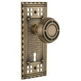 thumbnail image 1 of Nostalgic Warehouse Cramis_Sd_Kh Mission Solid Brass Single Dummy Door Knob - Brass, 1 of 1