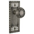 thumbnail image 1 of Nostalgic Warehouse Cramis_Prv_238_Nk Mission Solid Brass Privacy Door Knob Set - Grey, 1 of 1
