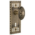 thumbnail image 1 of Nostalgic Warehouse Cravic_Sd_Kh Victorian Solid Brass Single Dummy Door Knob - Brass, 1 of 1