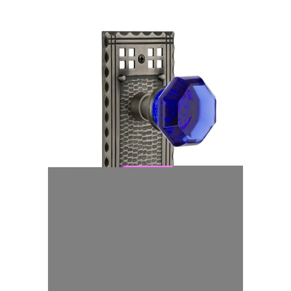 Nostalgic Warehouse Crawac_Psg_234_Kh Craftsman Solid Brass Rose Passage Door Knob Set -