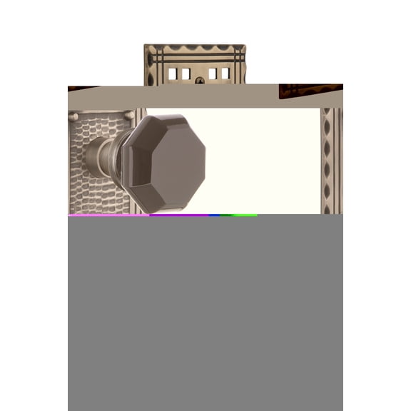 Nostalgic Warehouse Crawac_Psg_234_Kh Craftsman Solid Brass Rose Passage Door Knob Set -