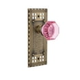 thumbnail image 1 of Nostalgic Warehouse Crawap_Psg_234_Nk Craftsman Solid Brass Rose Passage Door Knob Set -, 1 of 5