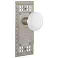 thumbnail image 1 of Nostalgic Warehouse Crawhi_Psg_238_Nk Vintage White Porcelain Passage Door Knob Set -, 1 of 4
