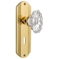 thumbnail image 1 of Nostalgic Warehouse Deccha_Prv_234_Kh Vintage Chateau Fluted Crystal Privacy Door Knob Set, 1 of 7
