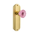 thumbnail image 1 of Nostalgic Warehouse Deccrp_Sd_Nk Deco Solid Brass Rose Single Dummy Door Knob - Brass, 1 of 7