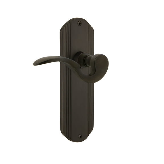 Nostalgic Warehouse Decman_Dd_Nk Manor Non-Turning Two-Sided Lever Set - Bronze