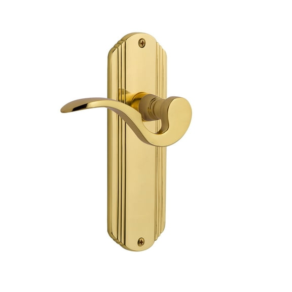 Nostalgic Warehouse Decman_Sd_Nk_Rh Manor Right Handed Non-Turning One-Sided Door Lever -
