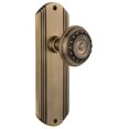 thumbnail image 1 of Nostalgic Warehouse Decmea_Psg_238_Nk Meadows Solid Brass Passage Door Knob Set - Brass, 1 of 5