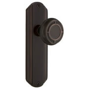 Nostalgic Warehouse Decmis_Psg_234_Nk Vintage Mission Solid Brass Passage Door Knob Set -