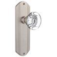 thumbnail image 1 of Nostalgic Warehouse Decrcc_Prv_234_Nk Round Clear Crystal Privacy Door Knob Set - Nickel, 1 of 6