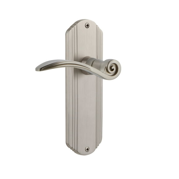 Nostalgic Warehouse Decswn_Dd_Nk Swan Non-Turning Two-Sided Lever Set - Nickel