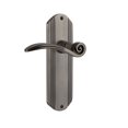 thumbnail image 1 of Nostalgic Warehouse Decswn_Psg_238_Nk Swan Passage Door Lever Set - Grey, 1 of 1