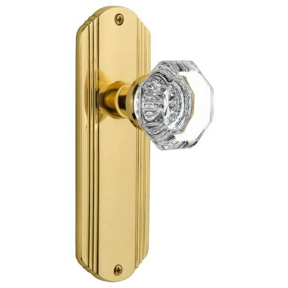 Nostalgic Warehouse Decwal_Sd_Nk Vintage Luxe Waldorf Lead Crystal Octagon Single Dummy