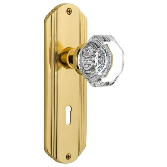 Nostalgic Warehouse Decwal_Psg_238_Kh Vintage Luxe Waldorf Lead Crystal Octagon Passage