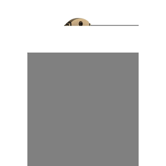 Nostalgic Warehouse Decwaw_Dd_Na_Kh Deco Solid Brass Rose Dummy Door Knob Set - Brass