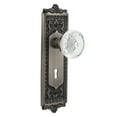thumbnail image 1 of Nostalgic Warehouse Eadcme_Prv_234_Kh Vintage Crystal Meadows Privacy Door Knob Set - Grey, 1 of 2