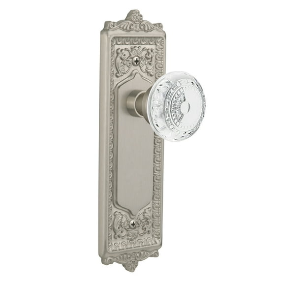 Nostalgic Warehouse Eadcme_Psg_238_Nk Vintage Crystal Meadows Passage Door Knob Set -