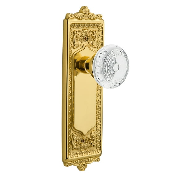 Nostalgic Warehouse Eadcme_Psg_238_Nk Vintage Crystal Meadows Passage Door Knob Set -