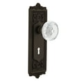 thumbnail image 1 of Nostalgic Warehouse Eadcme_Sd_Kh Vintage Crystal Meadows Single Dummy Door Knob - Bronze, 1 of 2