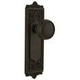 thumbnail image 1 of Nostalgic Warehouse Eadcra_Dp_Nk Craftsman Solid Brass Dummy Door Knob Set - Bronze, 1 of 1