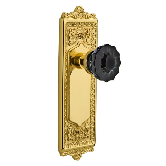 Nostalgic Warehouse Eadcrb_Psg_238_Nk Egg And Dart Solid Brass Rose Passage Door Knob Set