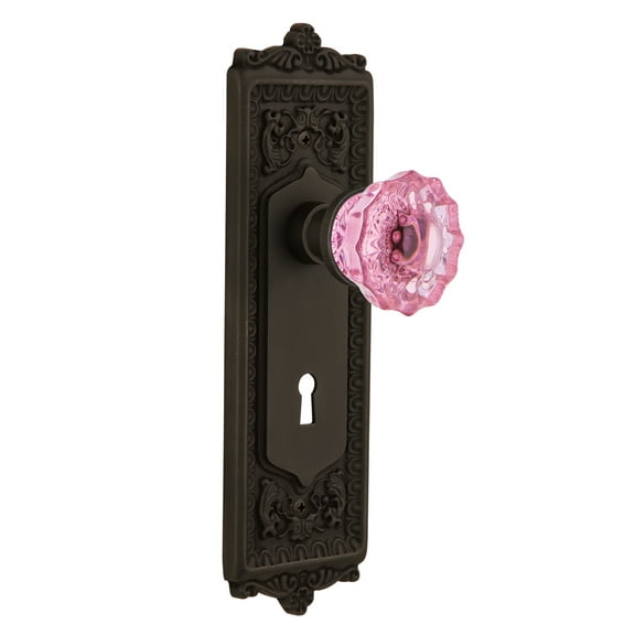 Nostalgic Warehouse Eadcrp_Psg_238_Kh Egg And Dart Solid Brass Rose Passage Door Knob Set