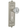 thumbnail image 1 of Nostalgic Warehouse Eadcry_Dp_Kh Victorian Crystal Dummy Door Knob Set - Nickel, 1 of 2