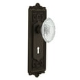 thumbnail image 1 of Nostalgic Warehouse Eadcvi_Sd_Kh Vintage Crystal Victorian Single Dummy Door Knob - Bronze, 1 of 2