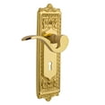 thumbnail image 1 of Nostalgic Warehouse Eadman_Prv_238_Kh Manor Privacy Door Lever Set - Brass, 1 of 1