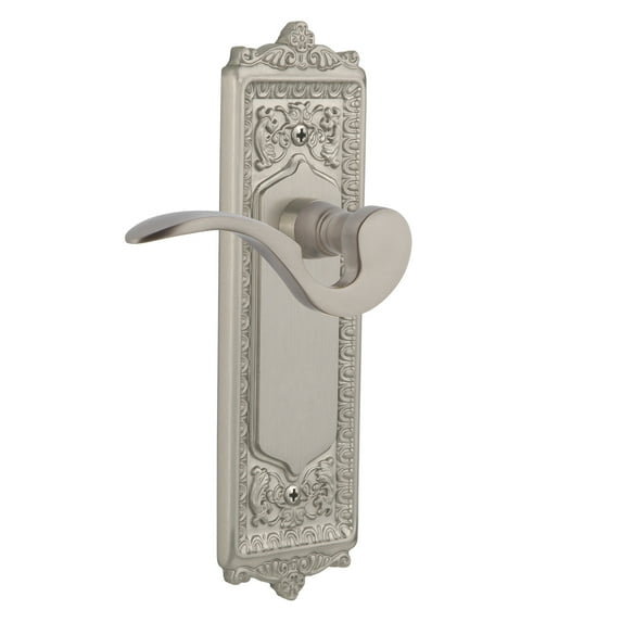 Nostalgic Warehouse Eadman_Psg_238_Nk Manor Passage Door Lever Set - Nickel