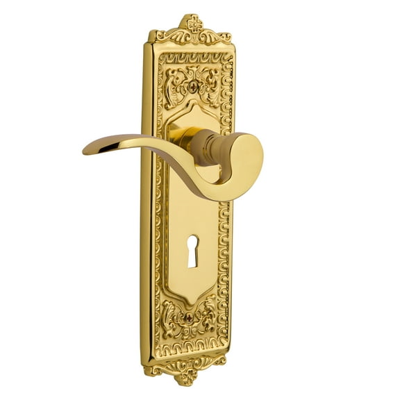 Nostalgic Warehouse Eadman_Sd_Kh_Rh Manor Right Handed Non-Turning One-Sided Door Lever -
