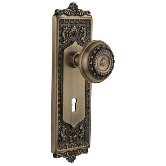 Nostalgic Warehouse Eadmea_Psg_238_Kh Meadows Vintage Victorian Solid Brass Passage Door