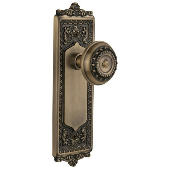 Nostalgic Warehouse Eadmea_Sd_Nk Meadows Vintage Victorian Solid Brass Single Dummy Door